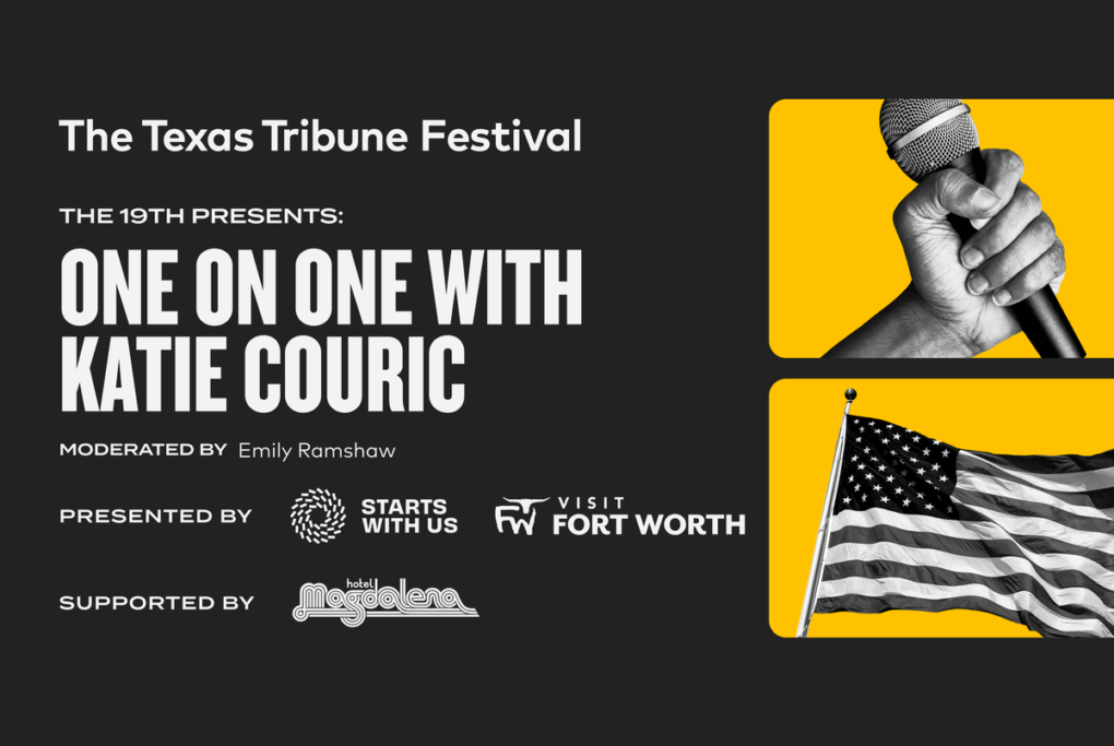 Watch Katie Couric speak at 3:45 p.m. Central time at the 2023 Texas Tribune Festival