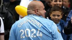 Manchester City celebrate title win with parade