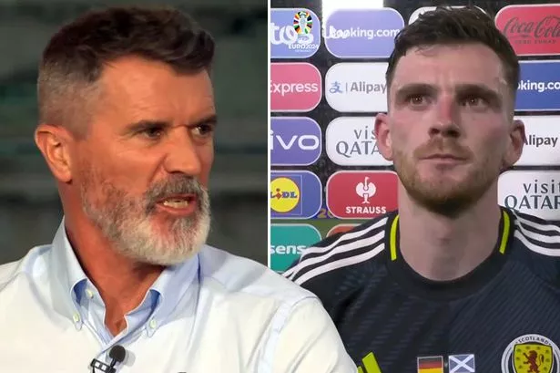 Andy Robertson faces wrath of Roy Keane for reaction to Scotland's Euro 2024 humiliation