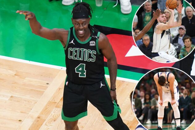 Celtics stars help fend off Luka Doncic’s historic triple-double to take 2-0 NBA Finals lead