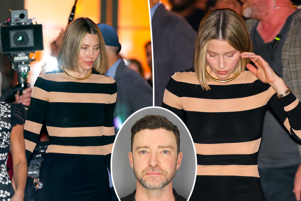 Jessica Biel seen for the first time since husband Justin Timberlake’s DWI arrest in the Hamptons