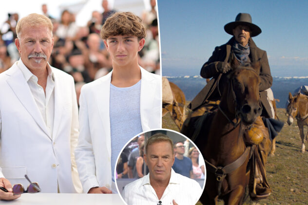 Kevin Costner defends ‘selfishly’ casting son in ‘Horizon’ over experienced actors: ‘He’s a beautiful boy’
