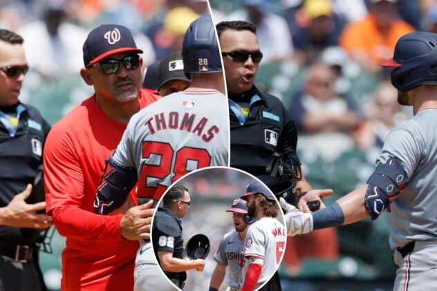 Nationals’ Lane Thomas completely appalled by bizarre ejection: ‘Are you s–ting me?’