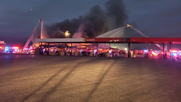 San Antonio Flying J travel center destroyed by fire rises from the ashes