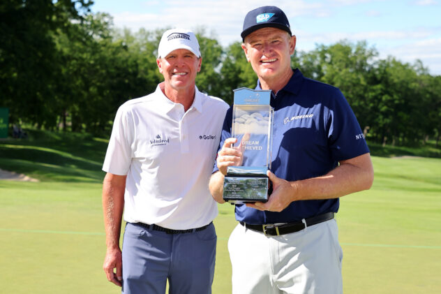 Steve Stricker misses short putt, hands playoff win to Ernie Els at American Family Insurance Championship