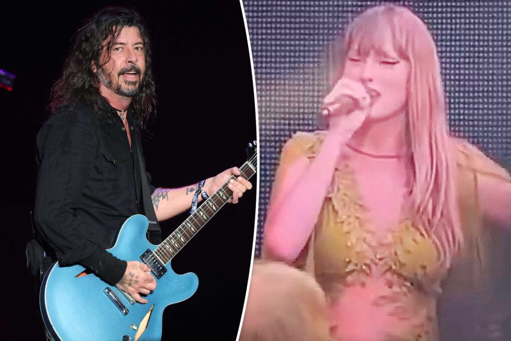 Taylor Swift seemingly reacts to Foo Fighters’ Dave Grohl suggesting she doesn’t perform live