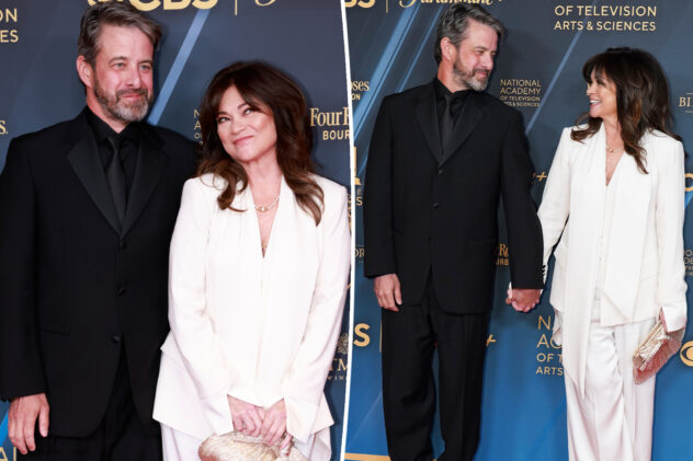 Valerie Bertinelli and boyfriend Mike Goodnough make their red carpet debut at the Daytime Emmys 2024