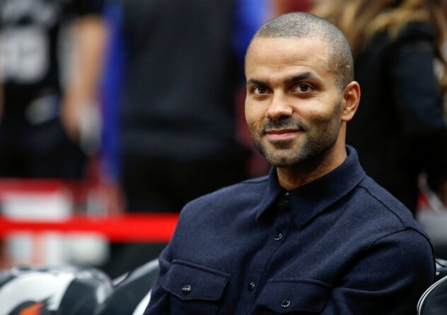 French basketball legend Tony Parker at center of historic retiring of his No. 9 jersey