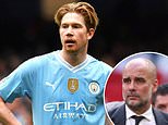 Kevin De Bruyne and Man City are set for SHOWDOWN talks over his future after Pep Guardiola insisted the he would stay amid reports Al-Ittihad have agreed terms with Belgian star