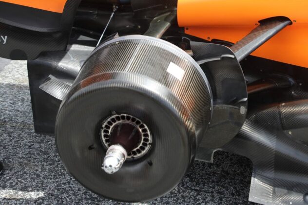 McLaren brake drum hole prompts F1 tech intrigue