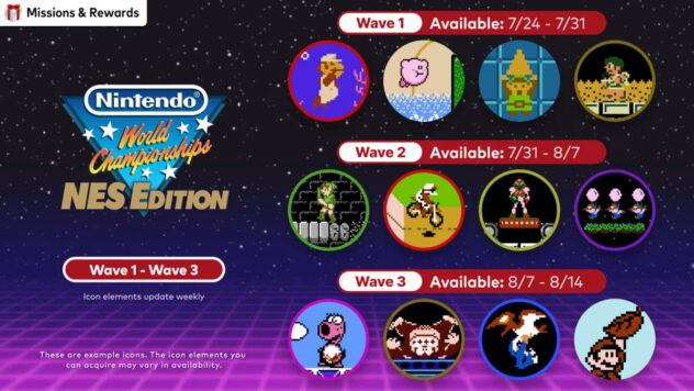 Switch Online Adds Nintendo World Championships: NES Edition Icons