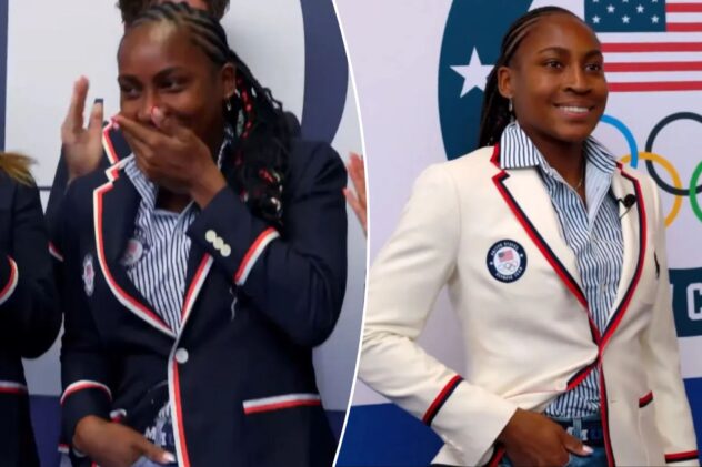 The emotional moment Coco Gauff found out she’d be US Olympic flag bearer