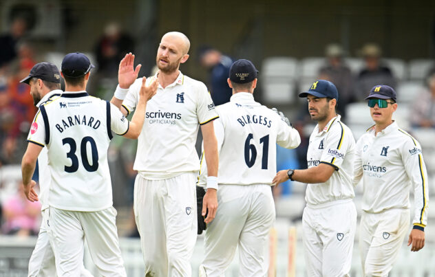 Warwickshire take control after Hannon-Dalby six-for